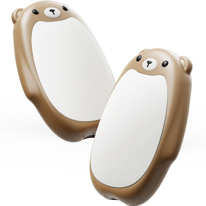 SWEETFULL Hand Warmers Rechargeable - Cute Bear Design, 2 Pack Magnetic Hot Hands, 3 Heat Levels, Portable for Outdoor & Camping, Ideal Christmas Gift-Tiktokshopfalldealsforyou